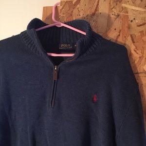 POLO Ralph Lauren Mid Zip Collar Sweater